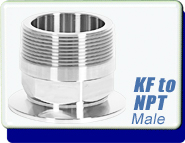 Ideal Vacuum | Half Nipple Bolted Weld Stub, NW-200 Vacuum 