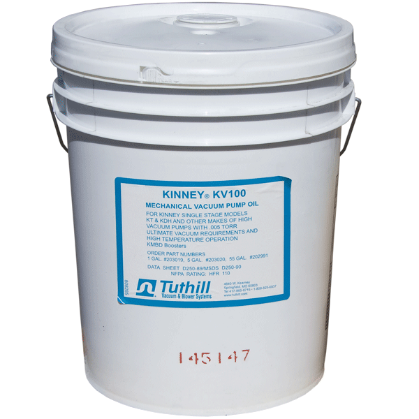 Ideal Vacuum Pump Oils, Hydrocarbon, Kinney, Kinney KV100 Vacuum Pump Oil