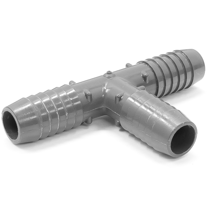 Adapter Plastic TEE 3 4 In ID Rubber Hose Barb To Hose Bards adapter-plastic-tee-3-4-in-id-rubber-hose-barb-to-hose-bards