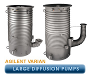 Agilent Varian Large Diffusion Pumps, HS, NHS