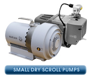 Varian Agilent Small Dry Scroll Vacuum Pumps  IDP3, SH110, SH112