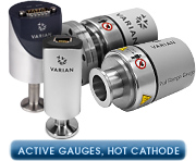 Agilent Varian Vacuum Pressure Gauges, Active Gauges, Hot Cathode