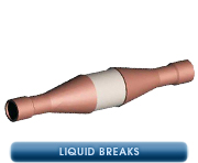 Ideal-Vacuum-Feedthroughs Liquid Breaks
