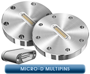Ideal-Vacuum-Feedthroughs Micro-D Multipins