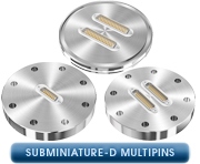 Ideal-Vacuum-Feedthroughs Subminiature-D Multipins