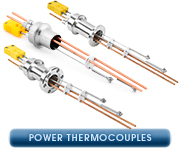 Ideal-Vacuum-Feedthroughs Power Thermocouples