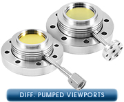 Ideal-Vacuum-Feedthroughs Diff. Pumped Viewports