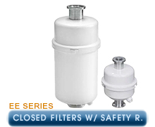 Solberg, EE Series: Closed Filters w/Safety Release