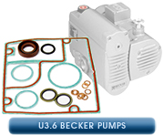 Ideal-Vacuum-Kits-And-Parts Becker U3.6


