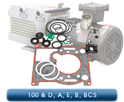 Ideal-Vacuum-Kits-And-Parts Leybold Oerlikon 100B, 100P, D1.2E, D2.5E, D2A, S4A, D4A, D5E, S8A, D8A, D8B, D10E, S16A, D16BCS, D16A, D16E, D25BCS, D30A,D40BCS, D60A, D65BCS, D90A