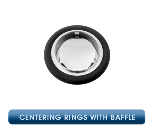 Inficon, ISO-KF Centering Rings & Seals, Centering Ring with Baffle