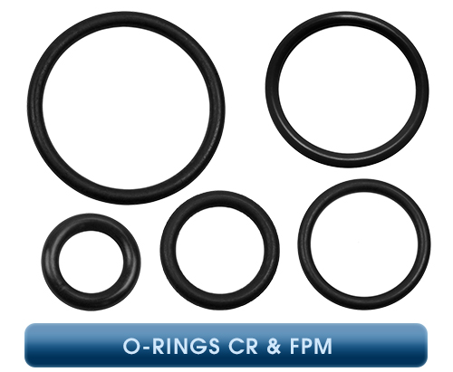 Inficon, ISO-KF Centering Rings & Seals, O-Ring CR/FPM