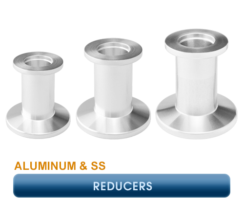 Inficon, ISO-KF Pipe Fittings, Reducer – Aluminum & SS