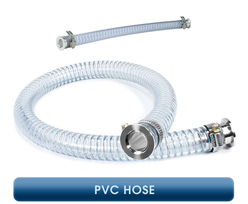 Inficon, ISO-KF Bellows & Hoses with Flanges, PVC Hose