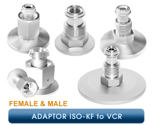 Inficon, ISO-KF Transition Pieces, Adaptor ISO-KF / VCR F & M