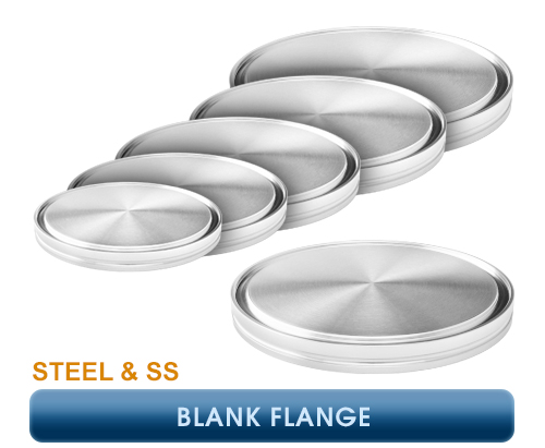 Inficon, ISO-K Connection Elements, Blank Flange – Steel & SS