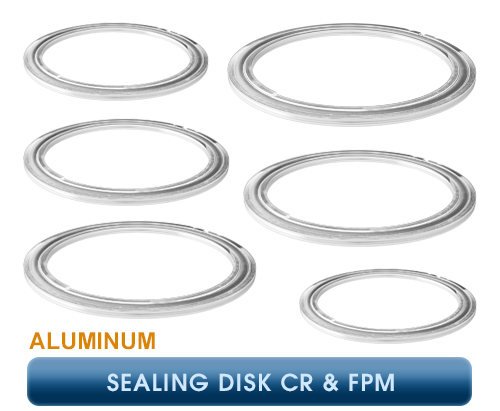 Inficon, ISO-F Flange Components, Sealing Disk – CR & FPM