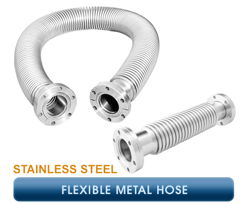 Inficon, CF Bellows & Hoses w/Compensator, Flexible Metal Hose