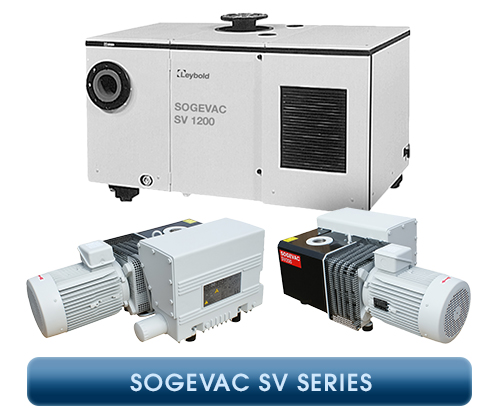 Oerlikon Leybold, SOGEVAC Rotary Vane Pumps