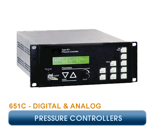 MKS, Downstream Valves & Pressure Controllers