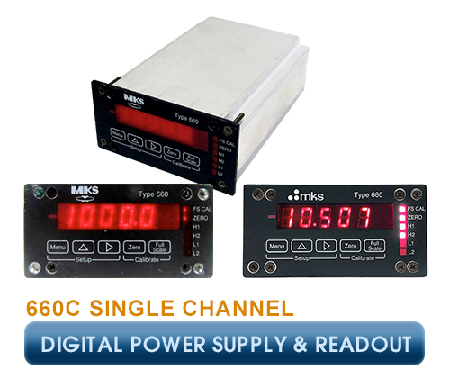 MKS, Power Supplies, Readouts, & Accessories