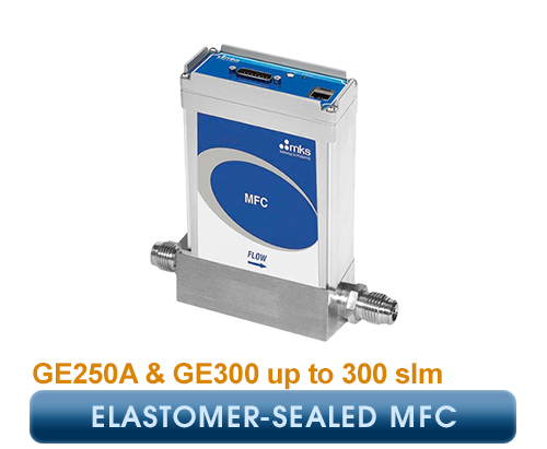 MKS, Metal & Elastomer Sealed Mass Flow Controllers