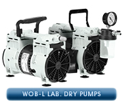 Welch Dry Diaphram Wob-l Vacuum Pumps 