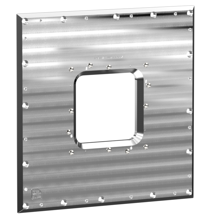 Ideal Vacuum  Cube à vide idéal, kit d'adaptateur de plaque 12x12 à simple  6x6. Comprend une plaque d'adaptation, un joint torique 12x12, un joint  torique 6x6 et 24 boulons.