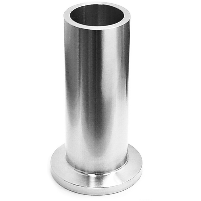 Ideal Vacuum  DN Half Nipple Long Weld Stub DN-16, DN16, DN 16, Vacuum  Fitting, 20mm ODTube, 55mm Length, Stainless Steel