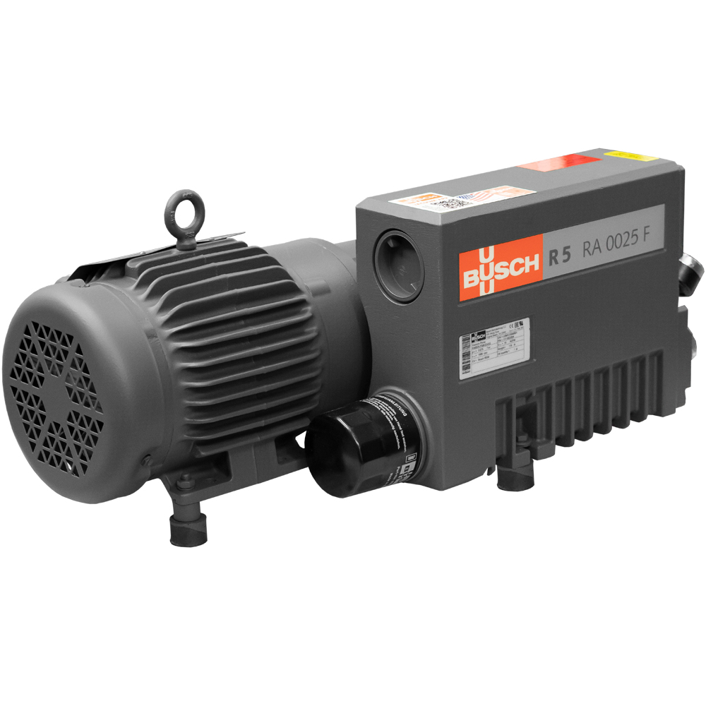Ideal Vacuum Busch R5 RA 0025 F Single Stage Rotary Vane Vacuum Pump