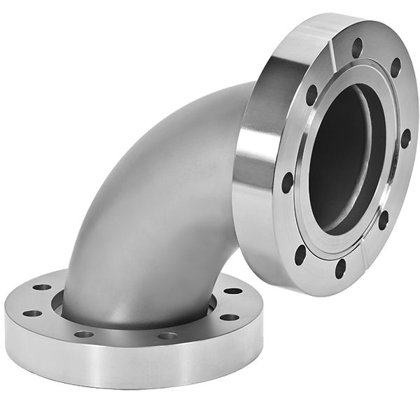 Conflat Flange (CF) Elbow 90 Degrees, CF 4-1/2 inches Stainless Steel