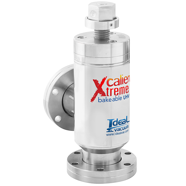 Ideal Vacuum  Caliente Xtreme Bakeable UHV Angle Valve, Manual, 2-3/4,  2.75 Inch CF-F, Conflat Flange, Vacuum Fittings, Conflat Flange, Stainless  Steel