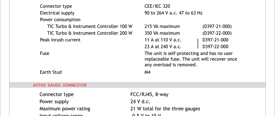 Ideal Vacuum Edwards 200W TIC Turbo Instrument Controller With Support  for Active Vacuum Gauges, for nEXT Turbo Pumps. PN: D39722000