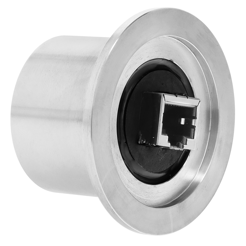 Ideal Vacuum  Ideal Vacuum Ethernet Feedthrough in an Stainless Steel  Housing with 1-14 UN x .95 Thread and Viton O-Ring