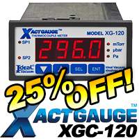 Ideal Vacuum XG-120 Digital Thermocouple Gauges On Sale