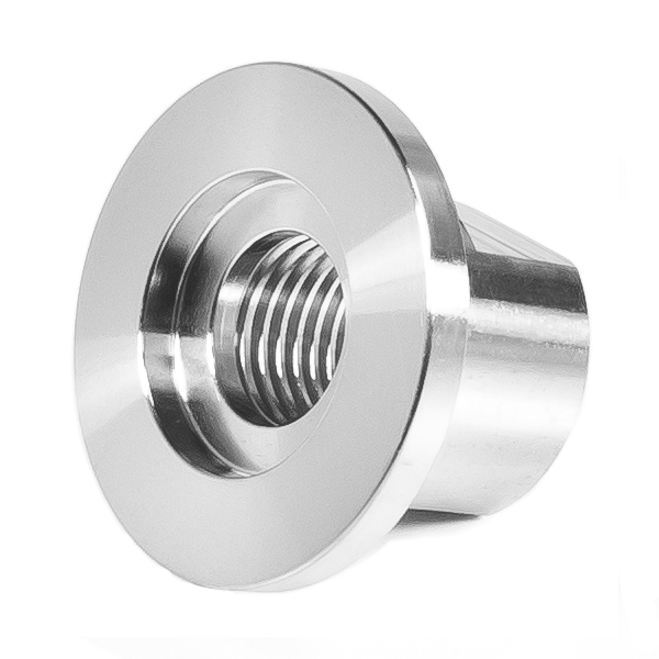 Adapter KF-16 to 1/4 in ISO-KF Flange Size NW-16 PT-Female Stainless Steel 304 Female 