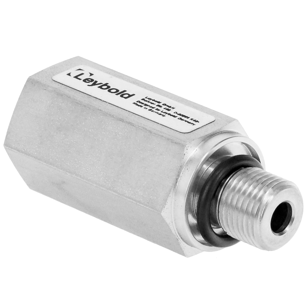 Leybold Purge Gas Throttle for any TURBOVAC i Series Turbo Pump, 24 sccm, G  1/8 in. Connector. PN: 800120V0014