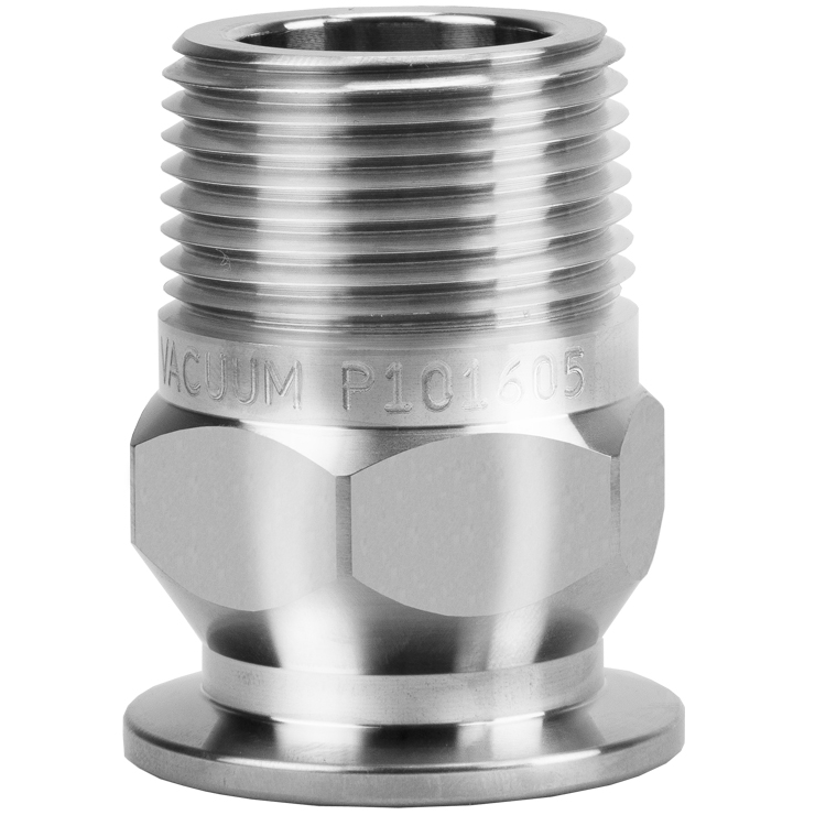Adapter Vacuum Fitting SS304 LoCo SCIENCE!! KF-25 NW-25 1/8" NPT MALE 