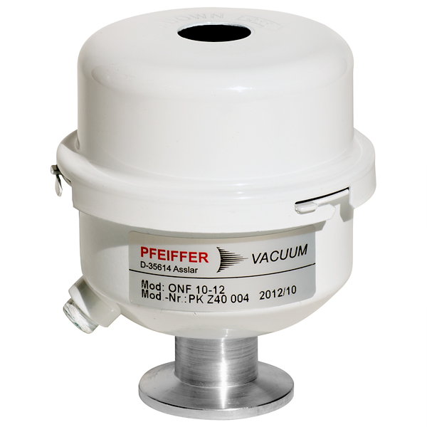 Ideal Vacuum Pfeiffer ONF 10-12 Oil Mist Eliminator for Duo 10M,  DN/ISO/KF 25 Outlet Flange Pumps. PN: PK Z40 004, PKZ40004