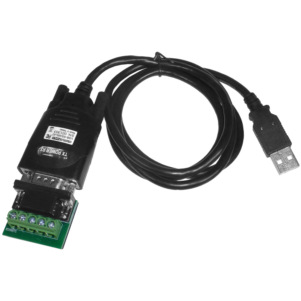 Usb 2 0 to rs 485 cable adapter with terminal block changer 