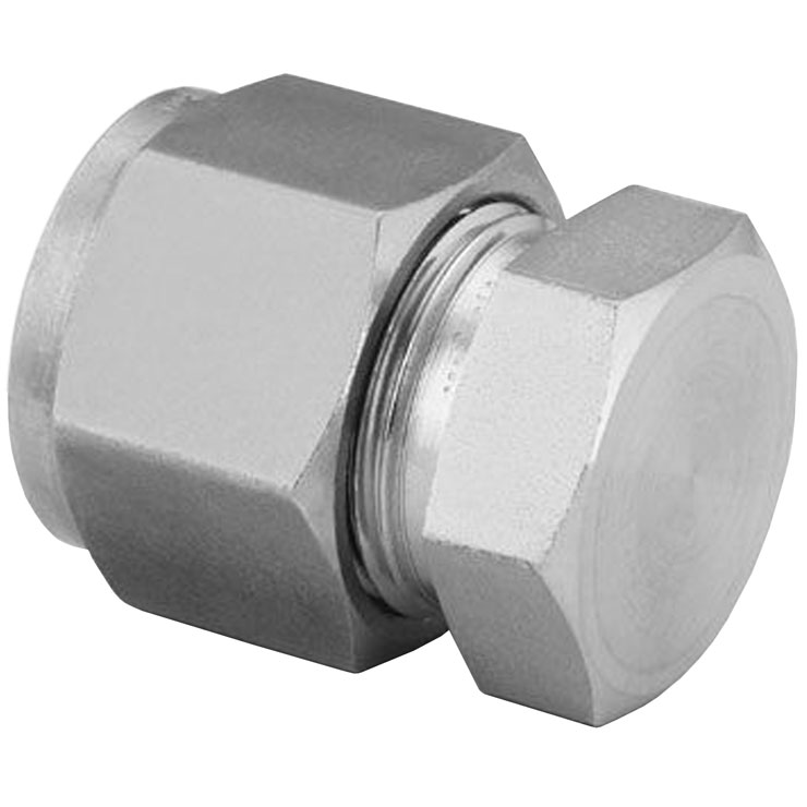 Stainless Steel Swagelok Tube Fitting, Union, 3/4 in. Tube OD