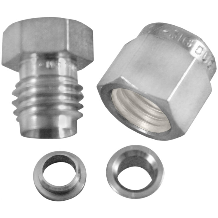 Swagelok Ss-810-c Stainless Steel Cap for 1/2" Tubing Tube OD 2pc for sale online 