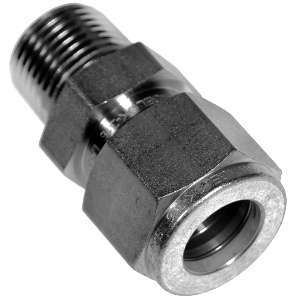 1/2 Tube X 1/2 MNPT Compression Fitting - 316 Stainless Steel