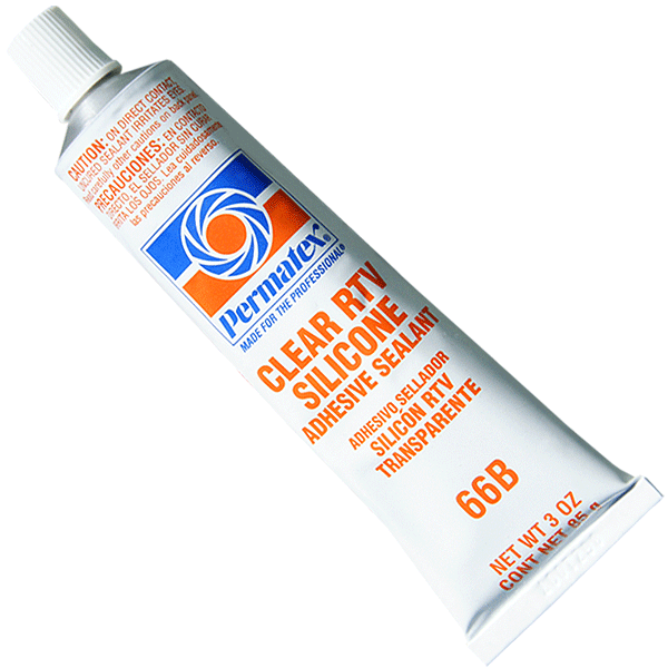 Permatex Clear RTV Silicone Adhesive Sealant - 75151 