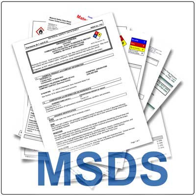 MSDS Sheets